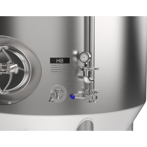 MB® 10 bbl Brite Tank | T.C. Sanitary Ports | All Fittings Included | Carbonation Stone | Passivated Ready to Use | American Engineered | Ships from USA