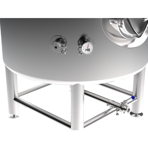 MB® 60 bbl Brite Tank | T.C. Sanitary Ports | All Fittings Included | Carbonation Stone | Passivated Ready to Use | American Engineered | Made to Order