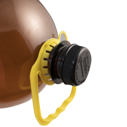 KegLand Oxebar Mono PET Keg | Plastic Reusable Bottle | Cary Handle & Reusable Screw Cap Included | 2.1 Gallons | 8L