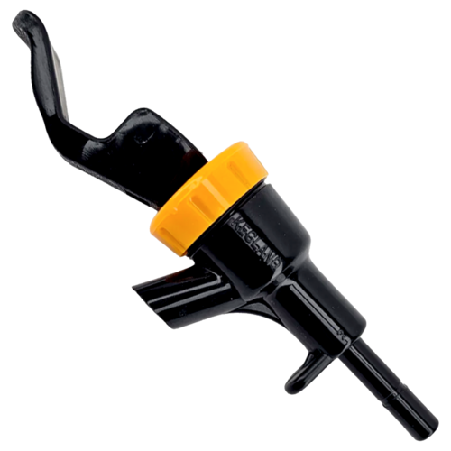 Duotight Compatible | Hand Held Beer Faucet | Cobra Tap | Picnic Tap | Black Plastic
