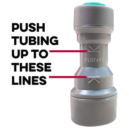 Duotight Push-In Fitting - 6.35 mm (1/4 in.) x 8 mm (5/16 in.) Reducer