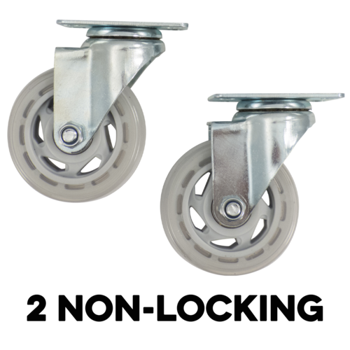KOMOS® Kegerator Heavy Duty Wheel Upgrade | 4 Casters | Standard & Deluxe Models