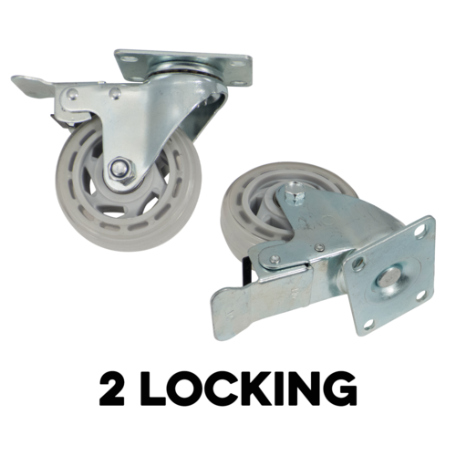 KOMOS® Kegerator Heavy Duty Wheel Upgrade | 4 Casters | Standard & Deluxe Models