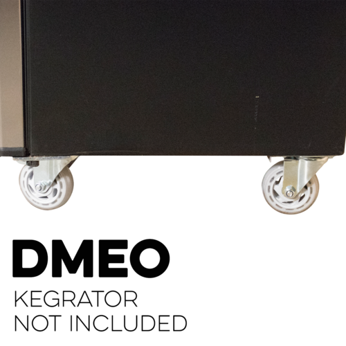 KOMOS® Kegerator Heavy Duty Wheel Upgrade | 4 Casters | Standard & Deluxe Models