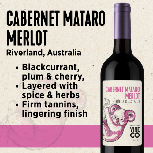 Murray Red Cabernet Mataro Merlot Wine Making Kit | VineCo Global Passport Series™ 2026 | While Supplies Last!
