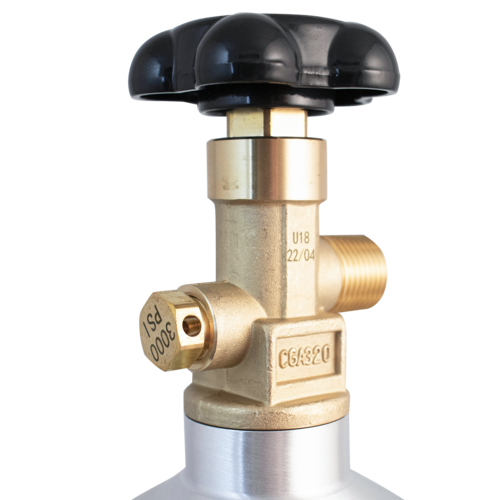 5 lb CO2 Tank | Premium Aluminum | New | CGA320 Valve | US DOT Approved