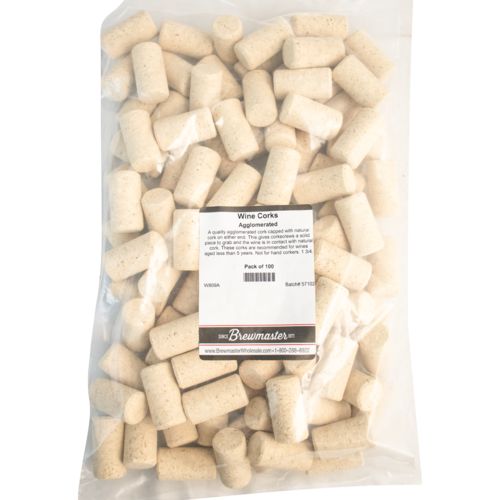 Agglomerated Wine Corks | Molinas MP AGL | Compressed Natural Cork | #9 x 1.75