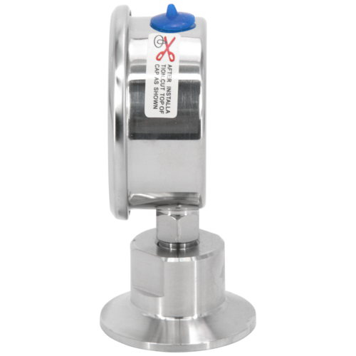 MB® Oil Filled Pressure/Vacuum Gauge | -15-60 PSI | -1-4 BAR | Stainless 1.5