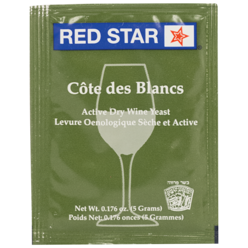 Red Star | Cotes des Blanc | Dry Wine Yeast