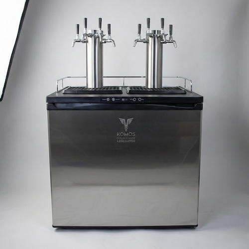 Komos 8-Tap Double Wide Kegerator